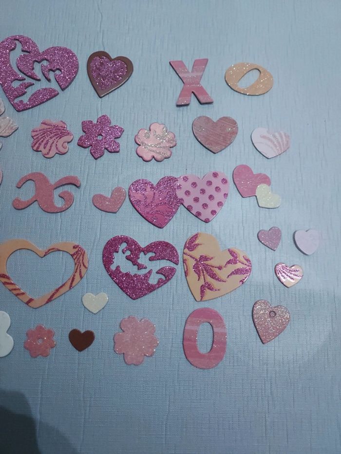 Decoration pailletés cœur st Valentin - photo numéro 3