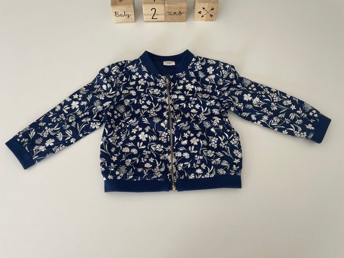 Veste fleurie 24 mois