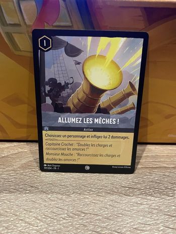 Carte Lorcana 197/204 Allumez les mêches! Ch1