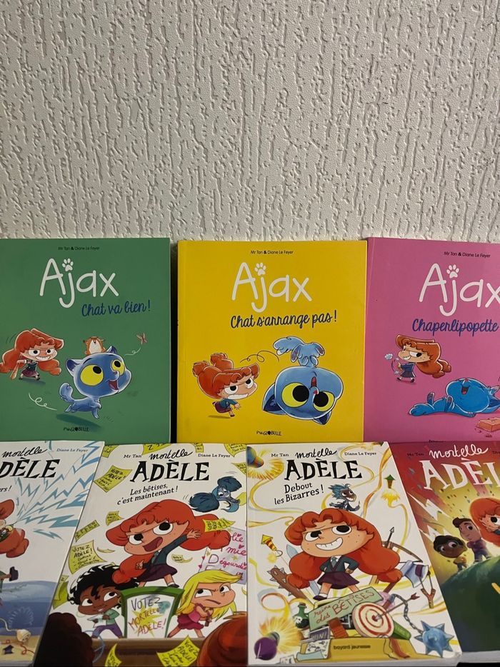 7 livres mortelle Adele 3 Ajax 1,2,3, et  4 romans 1 à 4 - photo numéro 3