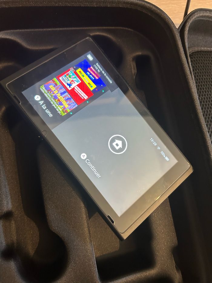 Nintendo switch avec jeu et accessoire
