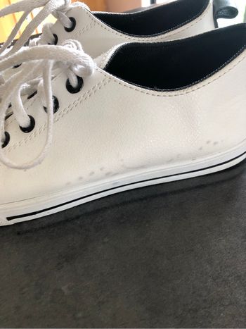 Baskets blanches en cuir