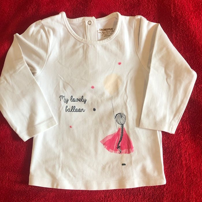 T-shirt manches longues fillette