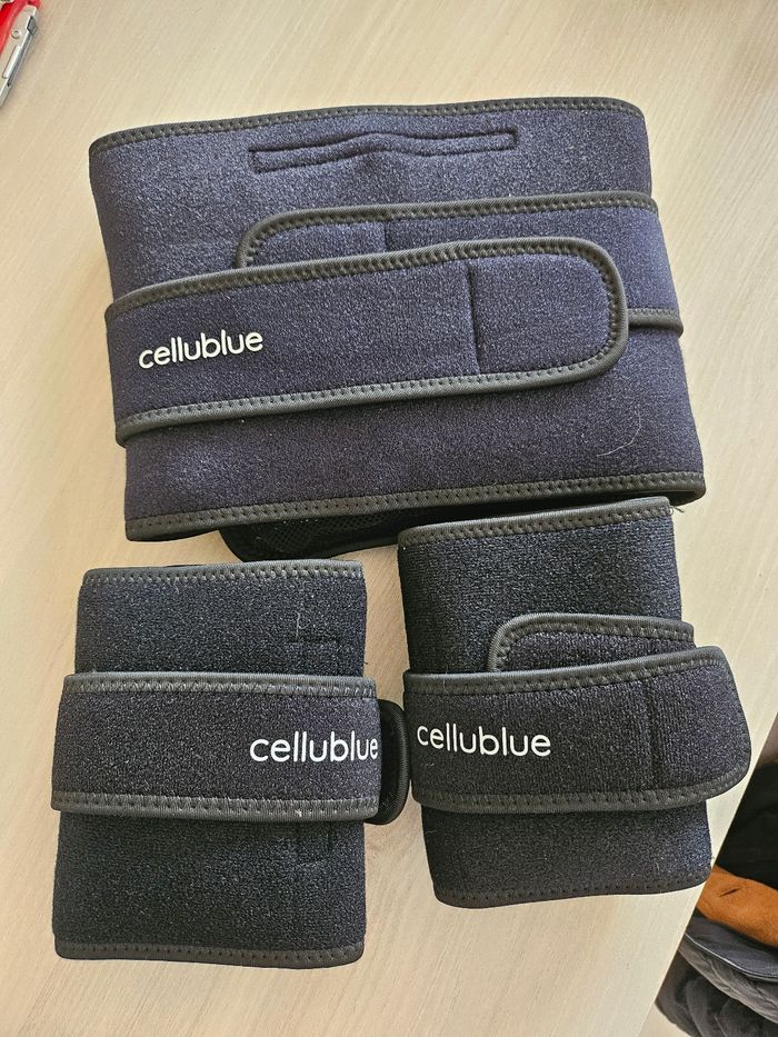 Ceintures froid cellublue ventre et cuisses