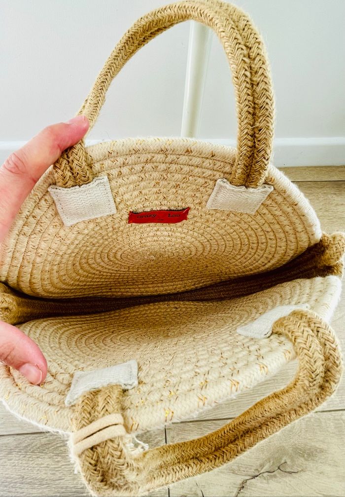 🌾 Sac rond en paille tressée – esprit bohème chic 🌿 - photo numéro 3