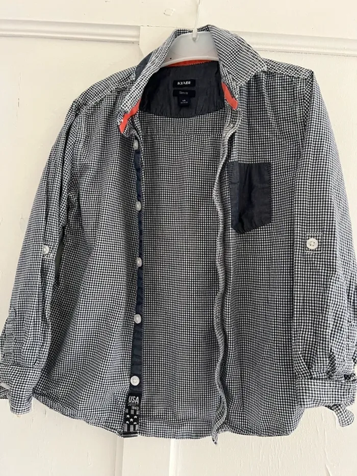 Chemise à carreaux
