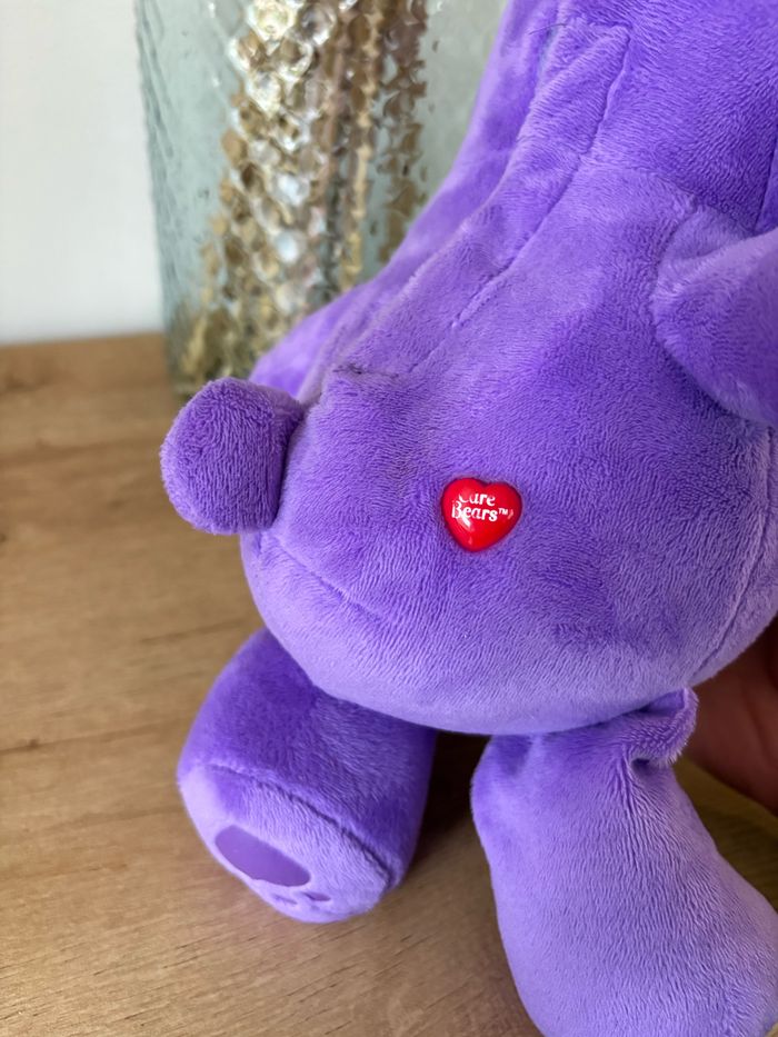 Bisounours violet interactif qui rigole - photo numéro 5