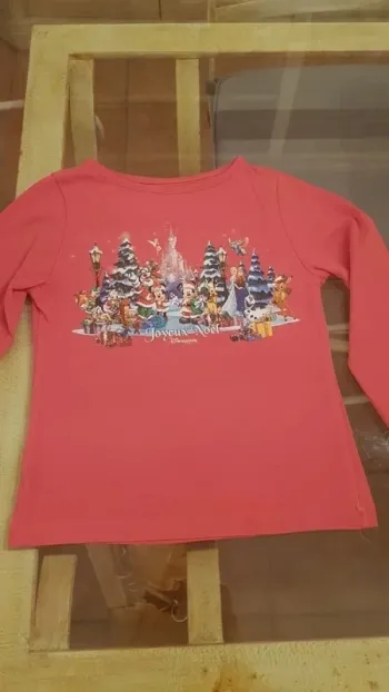 Tshirt manches longues Joyeux Noel Disneyland
