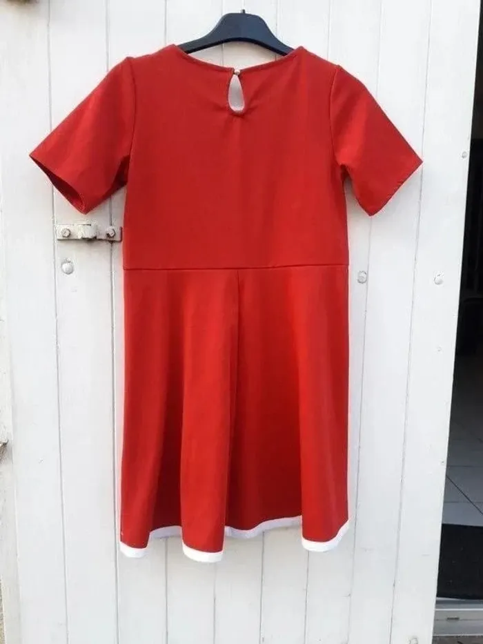 Tenue de soirée fille - Robe rouge taille 8/10 ans - H&M - photo numéro 5