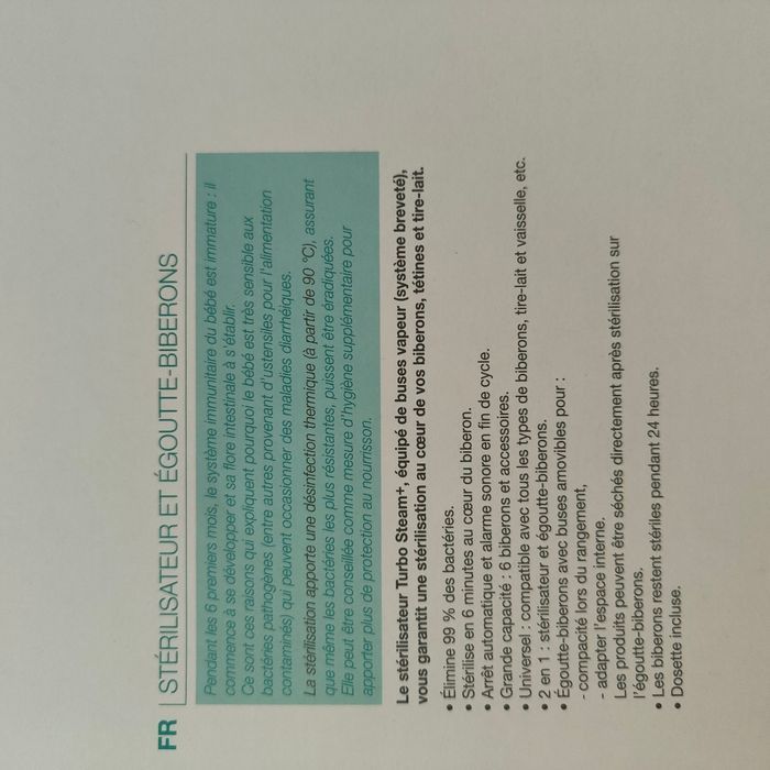 Stérilisateur neuf - photo numéro 2