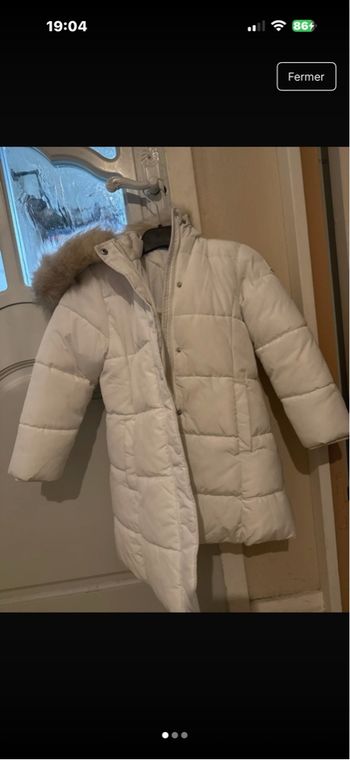 Doudoune blanche okaidi 