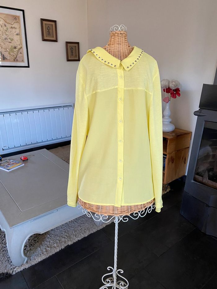 Chemise Laura Jo jaune taille S