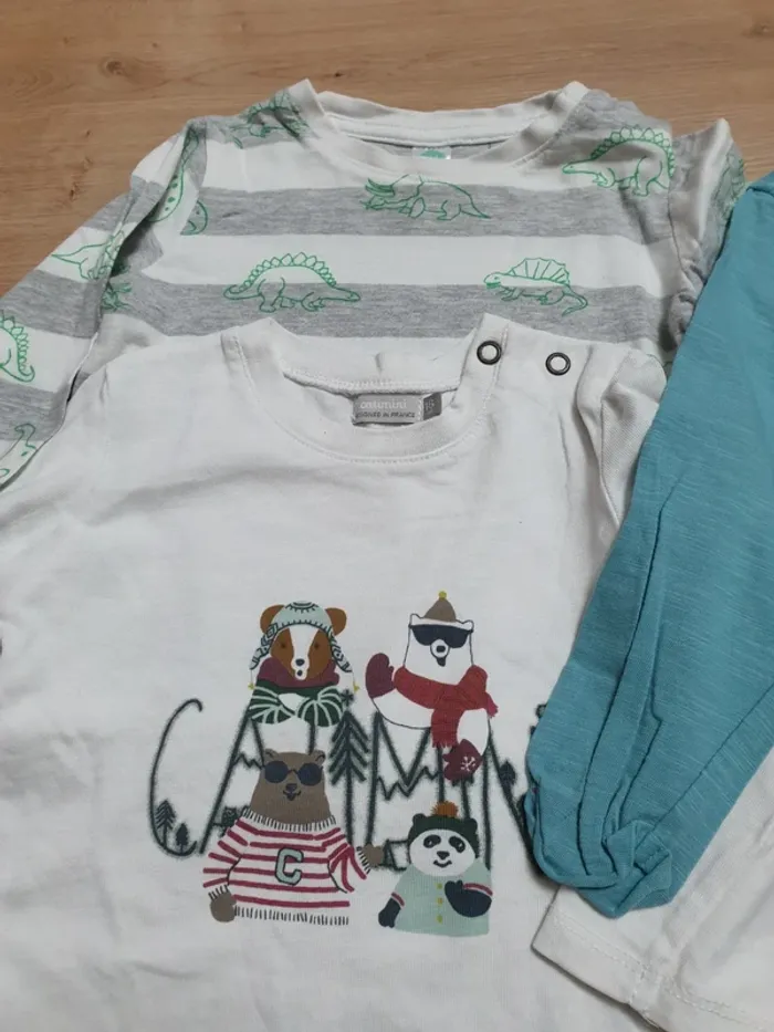 T shirts manches longues 18 mois - photo numéro 3