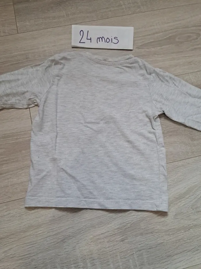 T-shirt 24 mois manches longues - photo numéro 2