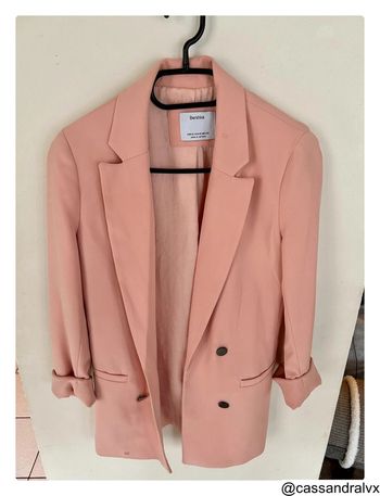 Blazer rose Bershka