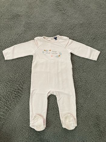 Pyjama 1P rose pâle 18 mois