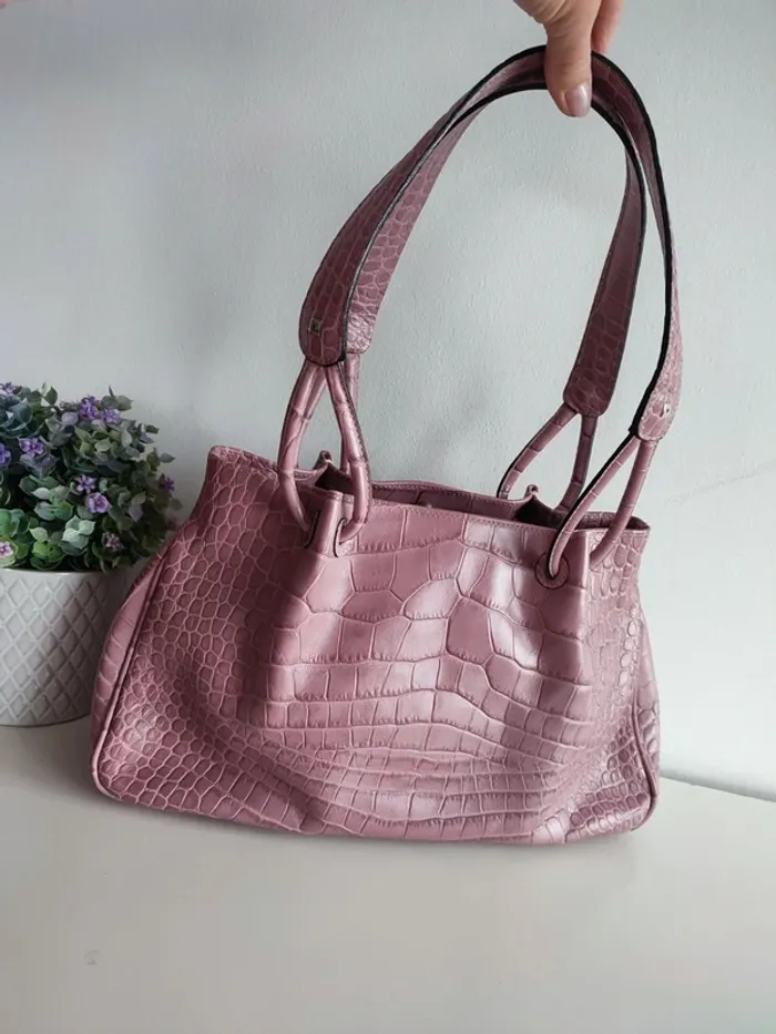 Sac à main Le Tanneur Lila Croco - photo numéro 14