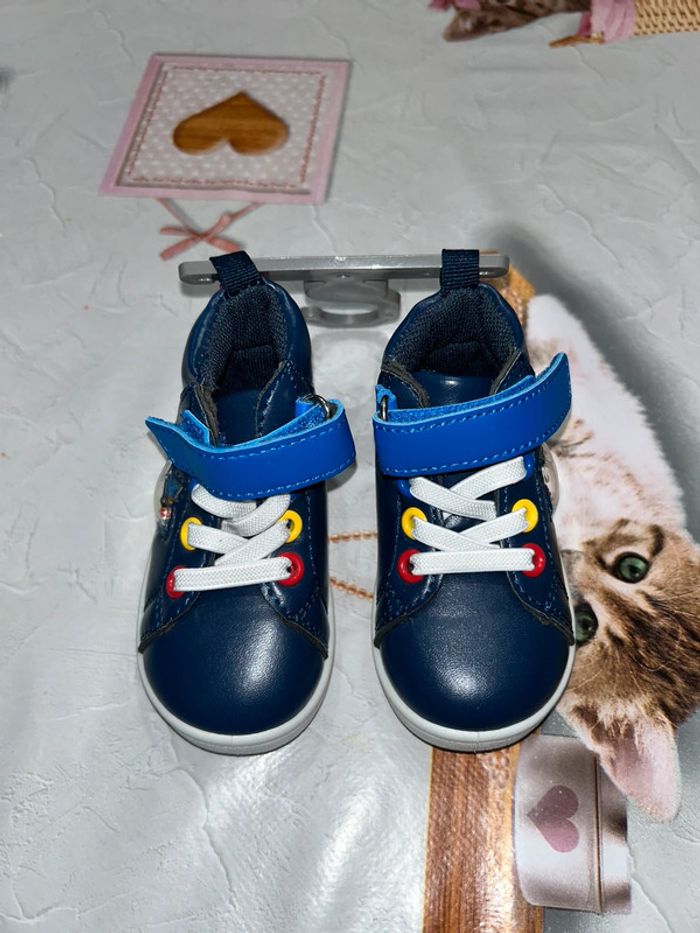 Basket montante bleu marine - photo numéro 2