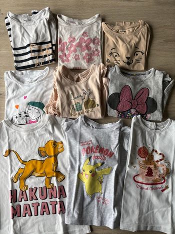 Lot de 9 maillots longues manches