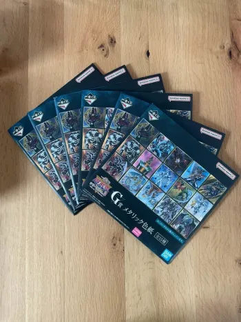 6 x Yu-Gi-Oh! Shikishi non ouvert Ichiban Kuji Vol. 3 Wake Up Your Memories 20×20 cm