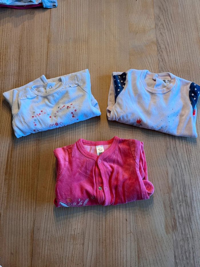 3 pyjamas 6 mois une pièce