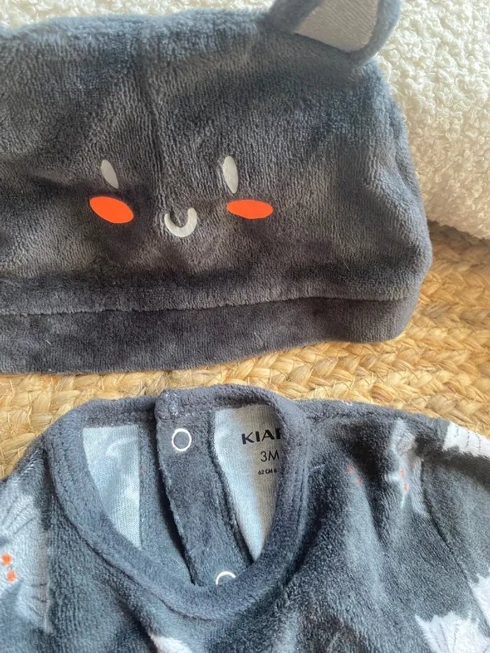 Pyjama Halloween avec bonnet - photo numéro 2