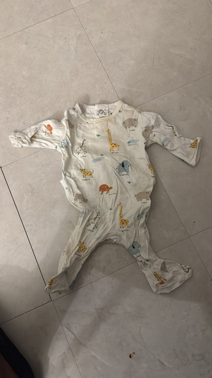 Pyjama bébé mixte 1 mois