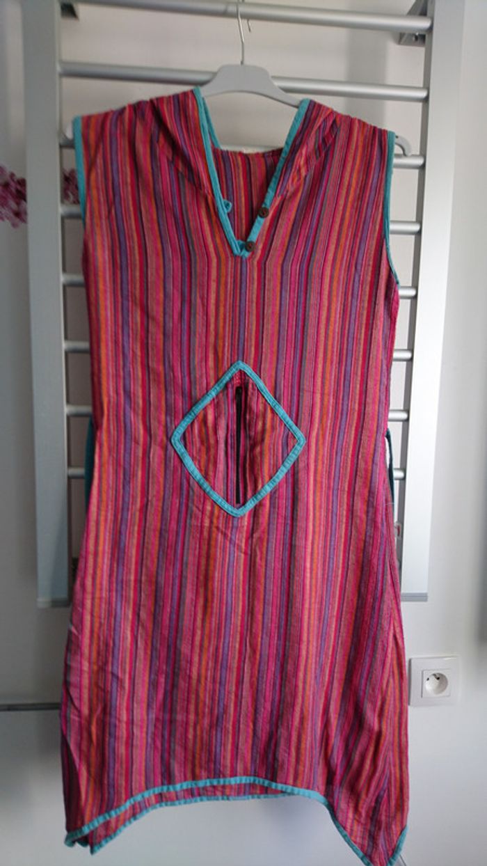 lot de 3 tuniques etniques baba cool hippie multicolores en 38/40