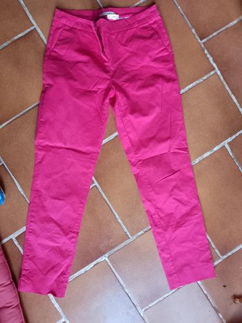 Pantacourt Camaïeu fuschia S