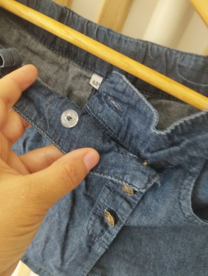 Short jupe jean 8ans fille - photo numéro 8