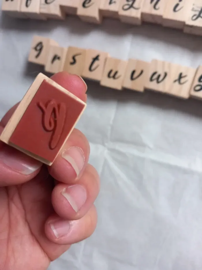 Tampon lettres minuscule - photo numéro 2