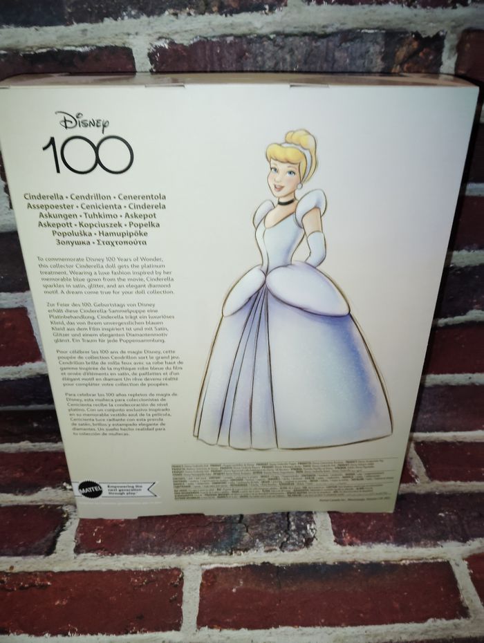 Poupée collector Disney Cendrillon 100 ans - photo numéro 2