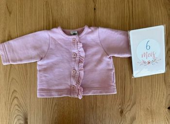 Gilet rose Petit bateau