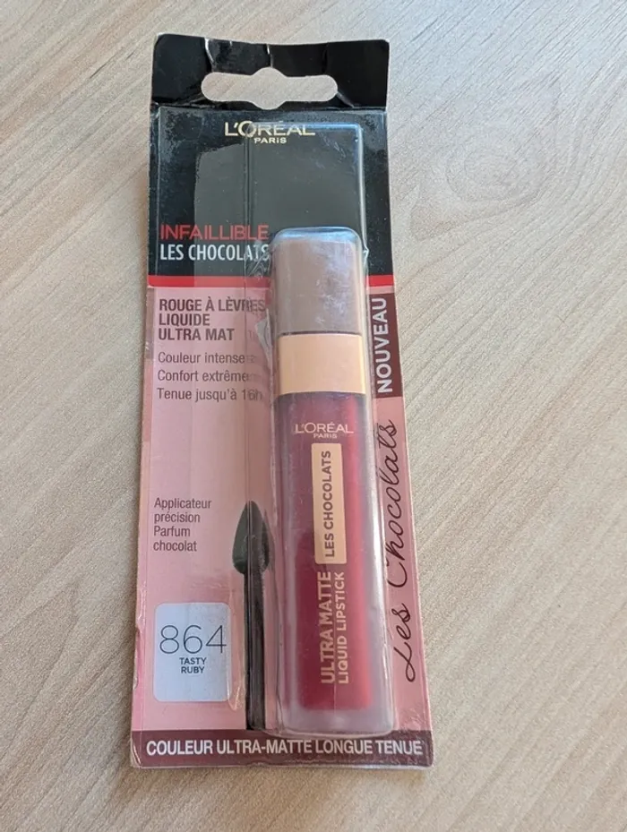 Rouge à lèvres liquide ultra mât tasty ruby - photo numéro 3