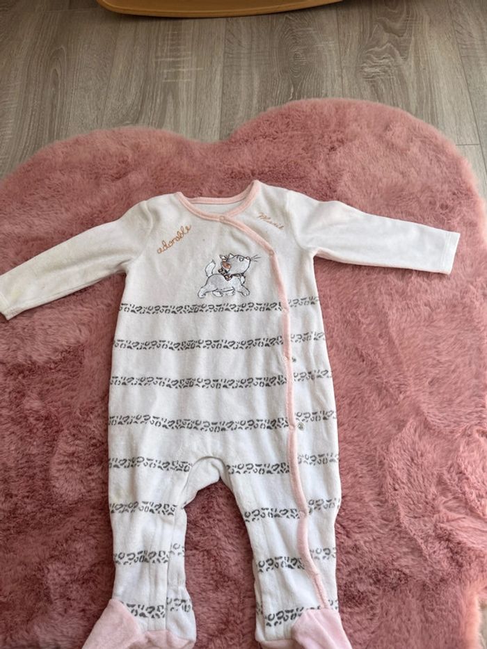 Lot 4 pyjamas bébé fille 9 mois - photo numéro 8