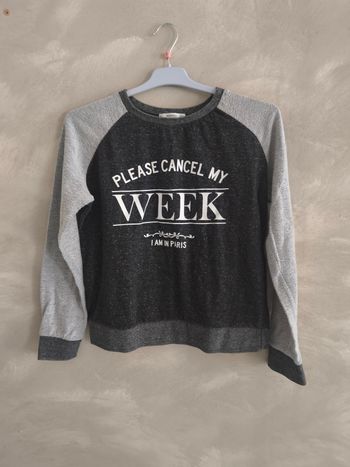 Sweat Gris Mango taille M