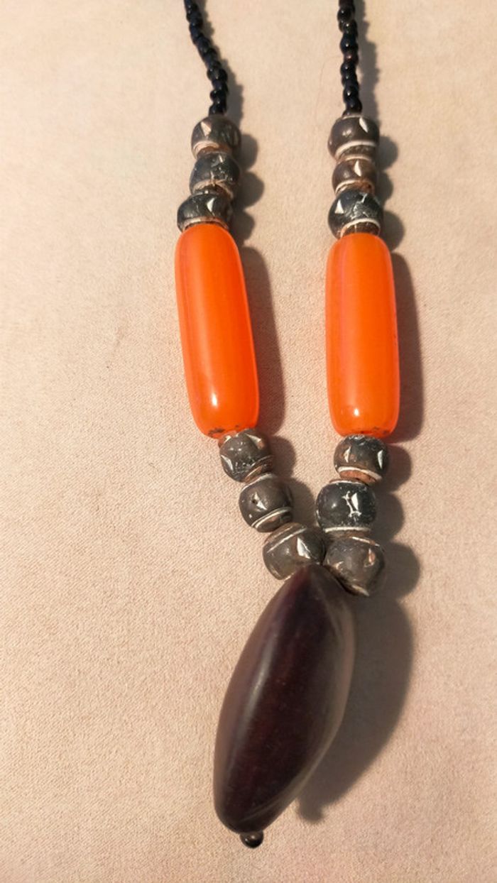 Collier vintage ethnique – Terres d’Ailleurs - photo numéro 2