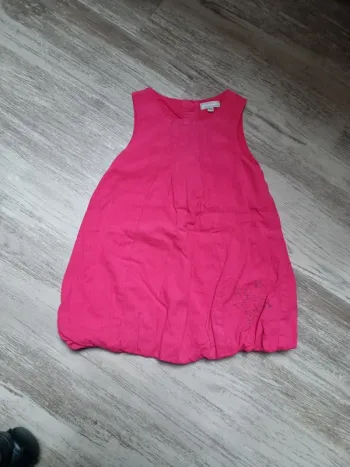 Robe velours rose 18 mois grain de blé