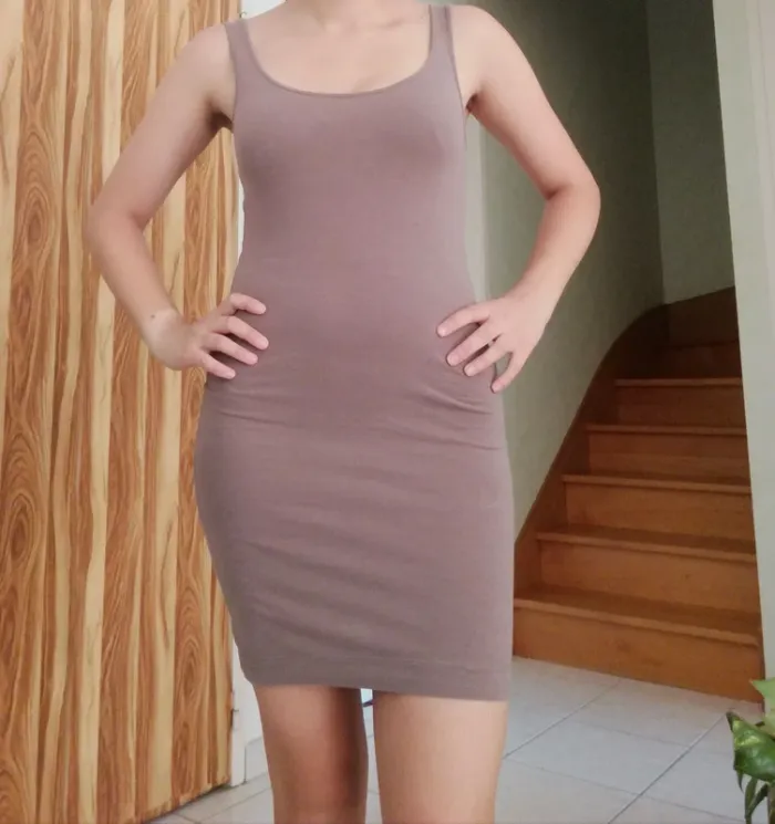 Robe courte moulante, H&M, taille XS