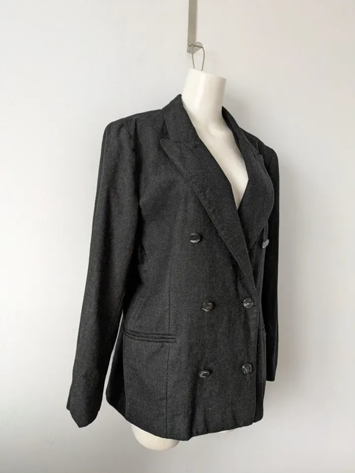 Veste pure laine vierge - Woolmark - taille 44 - photo numéro 2