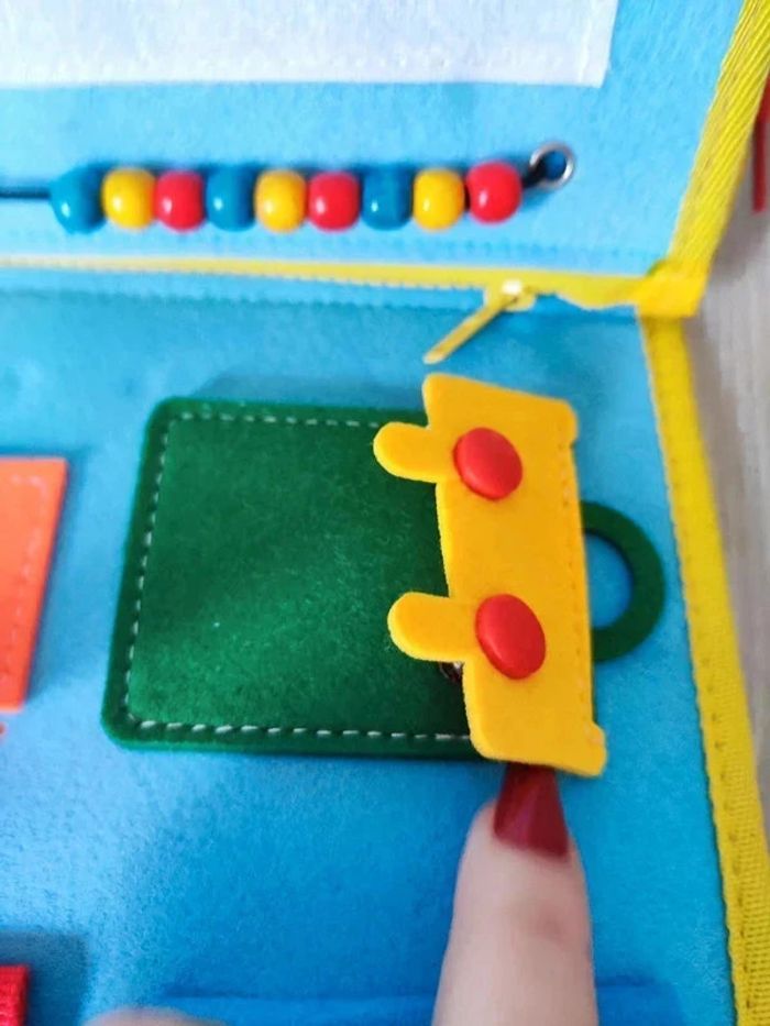 Livre éducatif en feutrine apprentissage - photo numéro 12