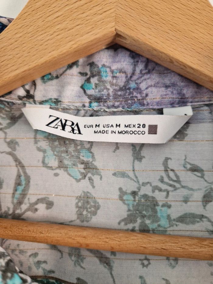 🌿 Chemisier fluide imprimé bohème Zara taille M 🌿 - photo numéro 4