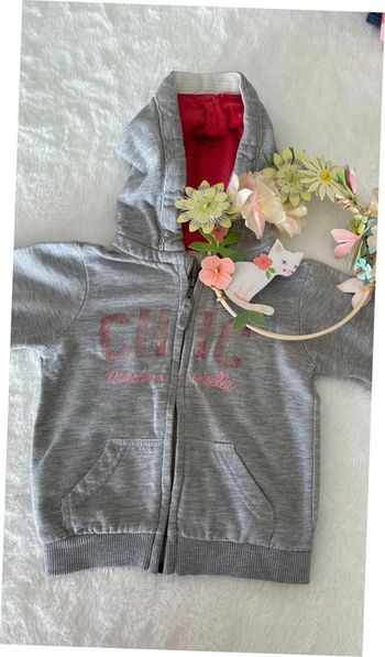 Veste zippée fille 2 ans