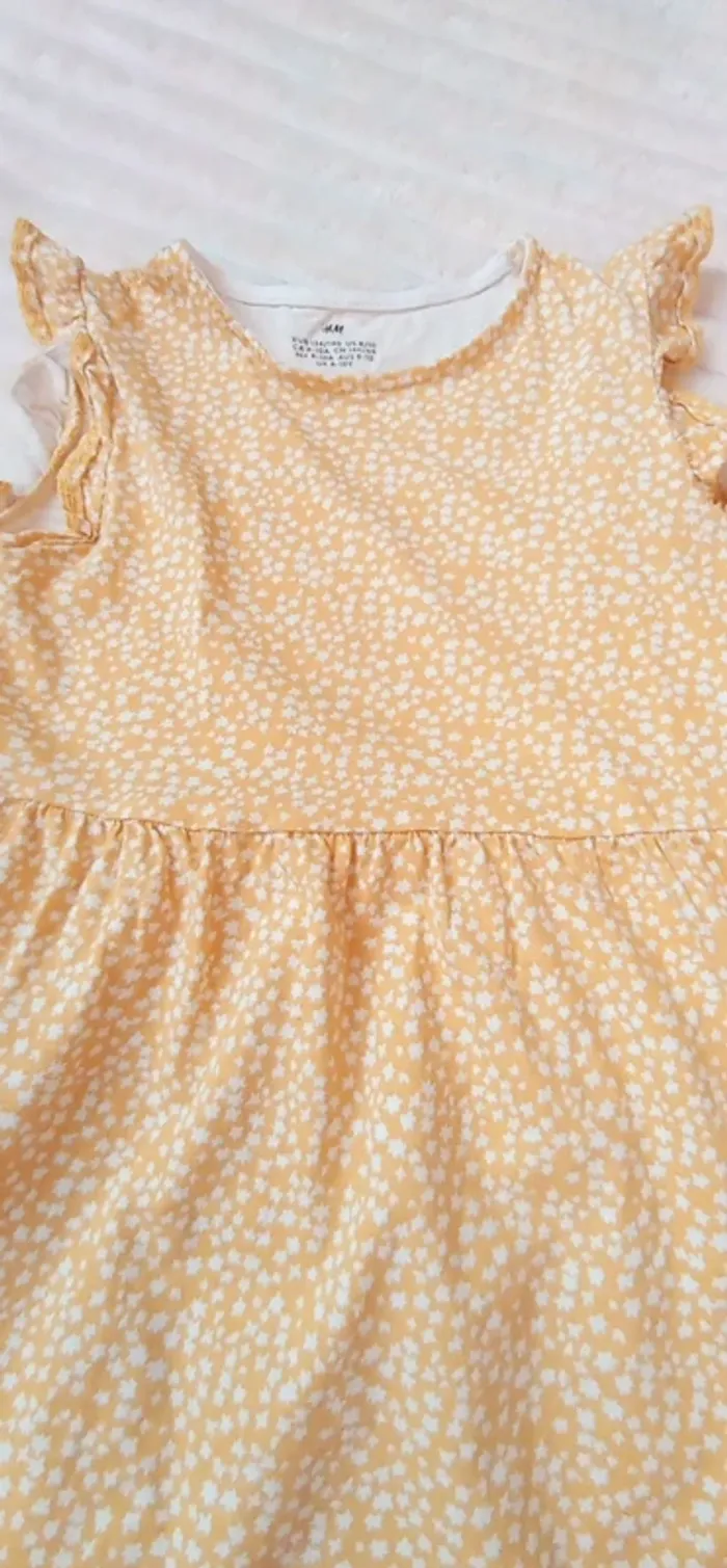 Robe jaune H&M 9 ans - photo numéro 5