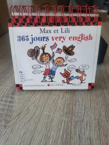 Calendrier perpétuel Max et Lili 365 jours very English
