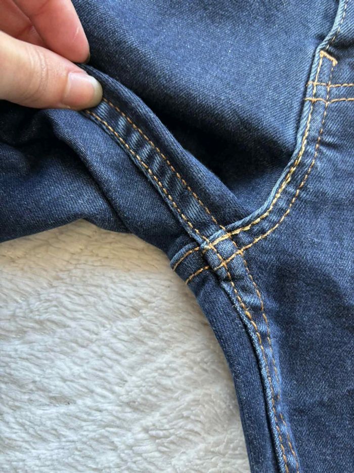 Jean Levi’s homme 512 Slim Taper L/44 W34 L29 – Coupe ajustée droite bleu marine état impeccable - photo numéro 6