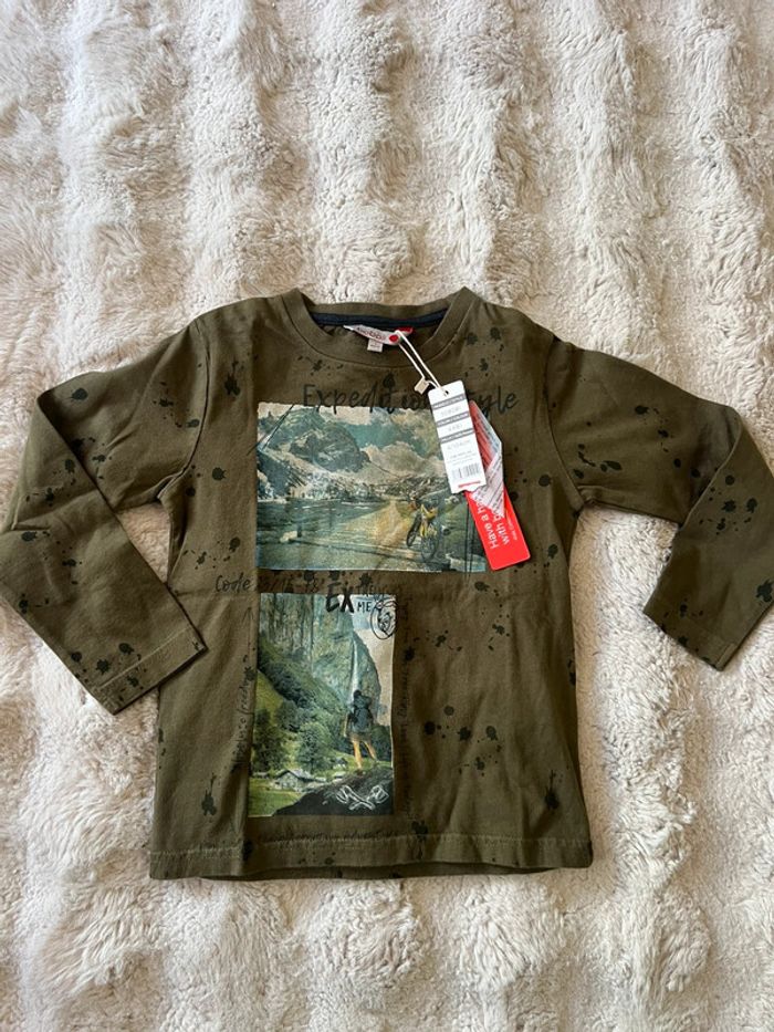 T-shirt longue manche garçon 4 ans - photo numéro 2