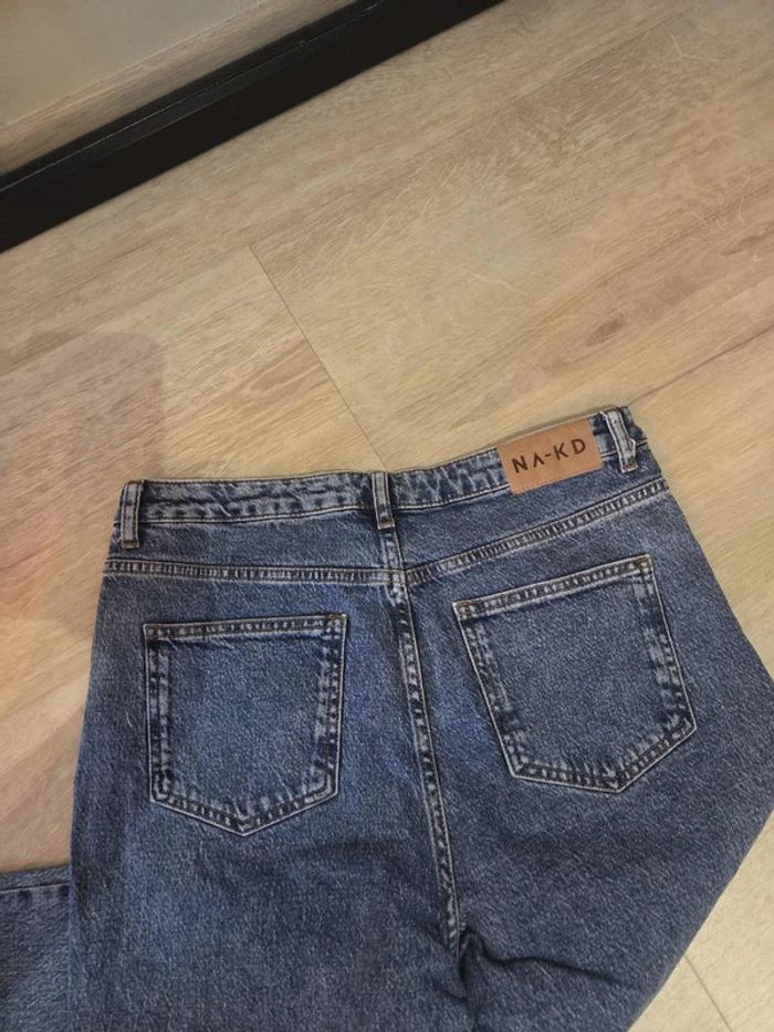 Jeans Na-kd bleu taille M - photo numéro 4