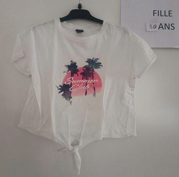 T-shirt court mc Kiabi 10 ans