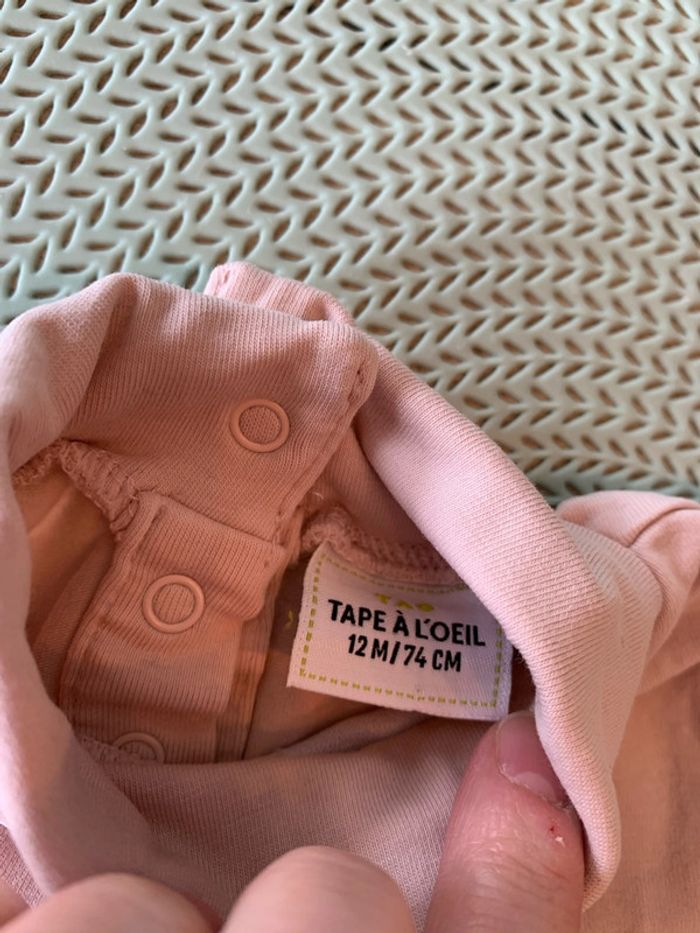 Ensemble 3 pièces fille pentalon et 2 sous pull - 12 mois - obaibi - photo numéro 15